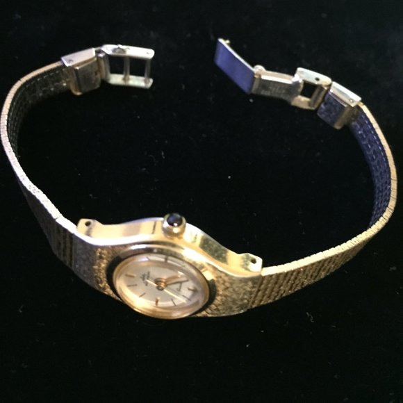Jules Jurgensen~Ladies Gold Tone Quartz Watch main image 5